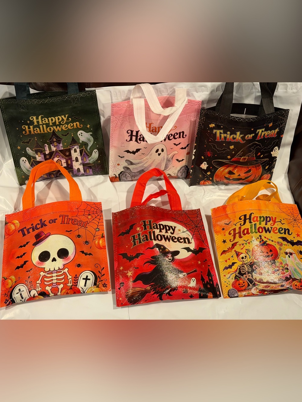 Halloween Gift Bag Set Buyer Chooses Design Socks Jewelry Keychain Headband